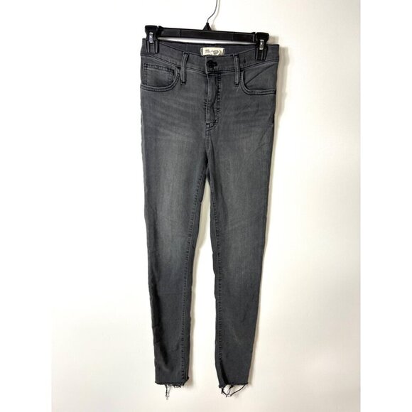 Madewell 10” high-rise skinny‎ black jeans - Picture 2 of 11
